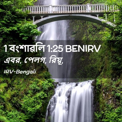 Picture 02 - 1 বংশাৱলি 1:25 BENIRV - এবর, পেলগ, - Bible Verse Picture