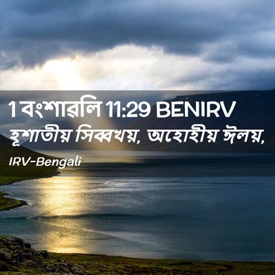 Picture 02 - 1 বংশাৱলি 11:29 BENIRV - হূশাতীয় - Bible Verse Picture