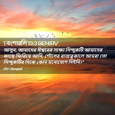 Picture 02 - 1 বংশাৱলি 13:3 BENIRV - আসুন, আমাদের - Bible Verse Picture