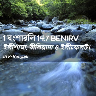 Picture 02 - 1 বংশাৱলি 14:7 BENIRV - ইলীশামা, - Bible Verse Picture