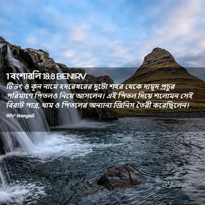 Picture 02 - 1 বংশাৱলি 18:8 BENIRV - টিভৎ ও কূন নামে - Bible Verse Picture