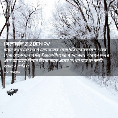 Picture 02 - 1 বংশাৱলি 21:2 BENIRV - দায়ূদ তখন যোয়াব - Bible Verse Picture