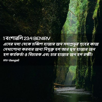 Picture 02 - 1 বংশাৱলি 23:4 BENIRV - এদের মধ্য থেকে - Bible Verse Picture