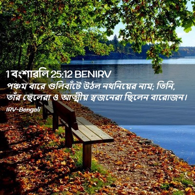 Picture 02 - 1 বংশাৱলি 25:12 BENIRV - পঞ্চম বারে - Bible Verse Picture
