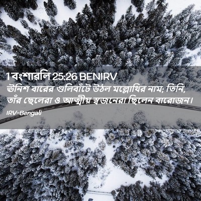 Picture 02 - 1 বংশাৱলি 25:26 BENIRV - ঊনিশ বারের - Bible Verse Picture