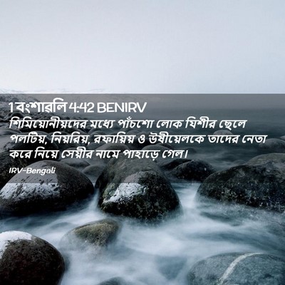 Picture 02 - 1 বংশাৱলি 4:42 BENIRV - শিমিয়োনীয়দের - Bible Verse Picture