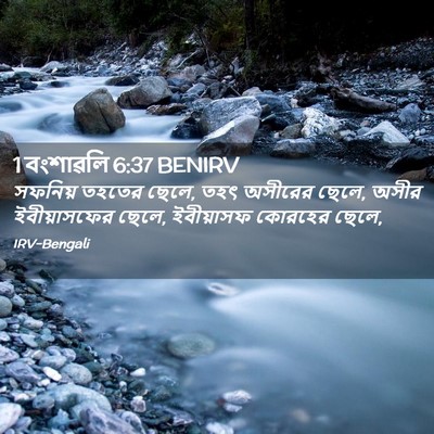 Picture 02 - 1 বংশাৱলি 6:37 BENIRV - সফনিয় তহতের ছেলে, - Bible Verse Picture
