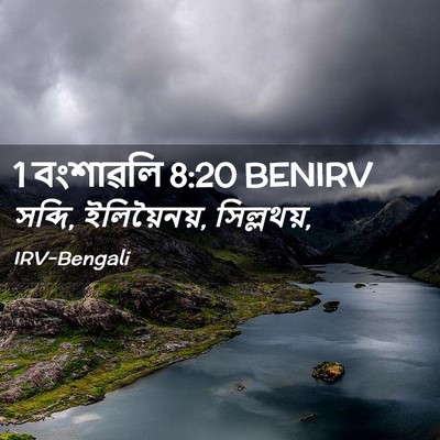 Picture 02 - 1 বংশাৱলি 8:20 BENIRV - সব্দি, ইলিয়ৈনয়, - Bible Verse Picture