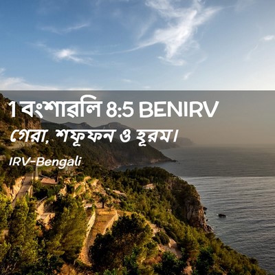 Picture 02 - 1 বংশাৱলি 8:5 BENIRV - গেরা, শফূফন ও - Bible Verse Picture