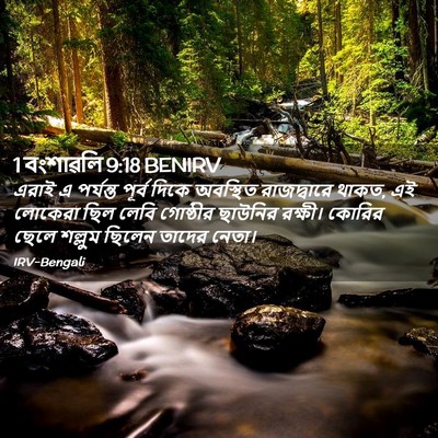 Picture 02 - 1 বংশাৱলি 9:18 BENIRV - এরাই এ পর্যন্ত - Bible Verse Picture