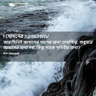 Picture 02 - 1 যোহনের 2:2 BENIRV - আর তিনিই আমাদের - Bible Verse Picture
