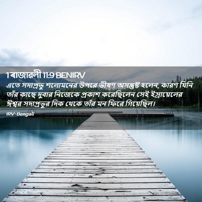 Picture 02 - 1 ৰাজাৱলী 11:9 BENIRV - এতে সদাপ্রভু - Bible Verse Picture