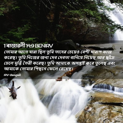 Picture 02 - 1 ৰাজাৱলী 14:9 BENIRV - তোমার আগে যারা ছিল - Bible Verse Picture