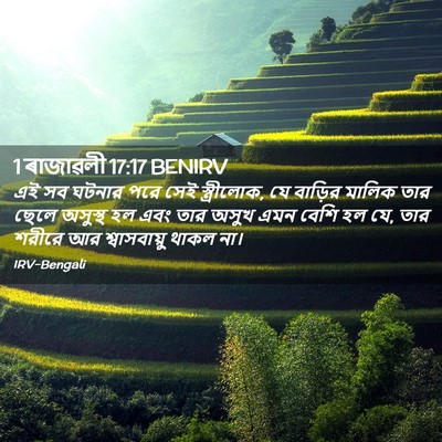 Picture 02 - 1 ৰাজাৱলী 17:17 BENIRV - এই সব ঘটনার পরে সেই - Bible Verse Picture
