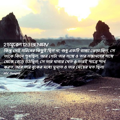 Picture 02 - 2 চমূৱেল 12:3 BENIRV - কিন্তু সেই গরিবের - Bible Verse Picture