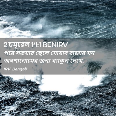 Picture 02 - 2 চমূৱেল 14:1 BENIRV - পরে সরূয়ার ছেলে - Bible Verse Picture