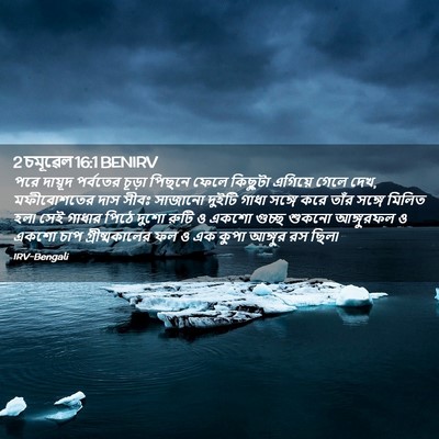 Picture 02 - 2 চমূৱেল 16:1 BENIRV - পরে দায়ূদ - Bible Verse Picture
