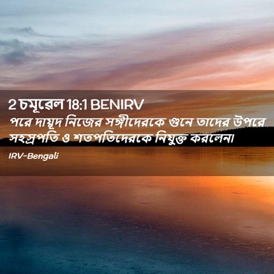 Picture 02 - 2 চমূৱেল 18:1 BENIRV - পরে দায়ূদ নিজের - Bible Verse Picture