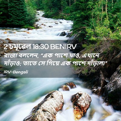 Picture 02 - 2 চমূৱেল 18:30 BENIRV - রাজা বললেন, “এক - Bible Verse Picture