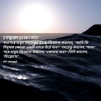 Picture 02 - 2 চমূৱেল 2:1 BENIRV - তারপরে দায়ূদ - Bible Verse Picture