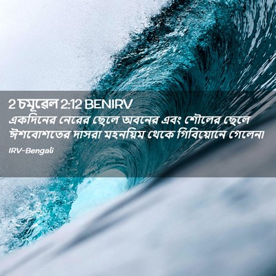 Picture 02 - 2 চমূৱেল 2:12 BENIRV - একদিনের নেরের - Bible Verse Picture