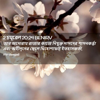 Picture 02 - 2 চমূৱেল 20:24 BENIRV - আর অদোরাম রাজার - Bible Verse Picture