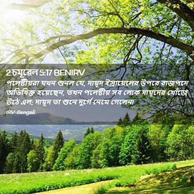 Picture 02 - 2 চমূৱেল 5:17 BENIRV - পলেষ্টীয়রা যখন - Bible Verse Picture
