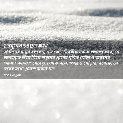 Picture 02 - 2 চমূৱেল 5:8 BENIRV - ঐ দিনের দায়ূদ - Bible Verse Picture