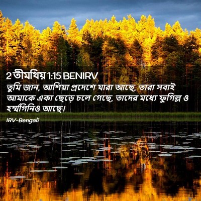 Picture 02 - 2 তীমথিয় 1:15 BENIRV - তুমি জান, আশিয়া - Bible Verse Picture