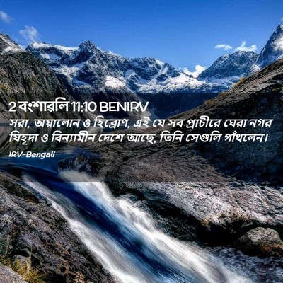 Picture 02 - 2 বংশাৱলি 11:10 BENIRV - সরা, অয়ালোন ও - Bible Verse Picture