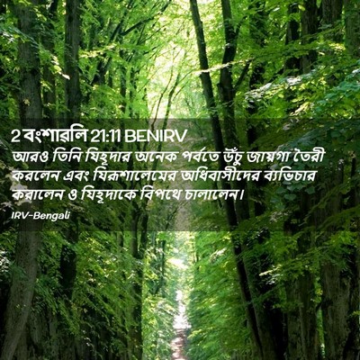Picture 02 - 2 বংশাৱলি 21:11 BENIRV - আরও তিনি যিহূদার - Bible Verse Picture