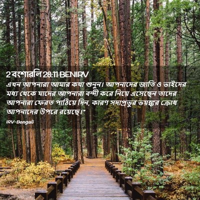 Picture 02 - 2 বংশাৱলি 28:11 BENIRV - এখন আপনারা আমার - Bible Verse Picture
