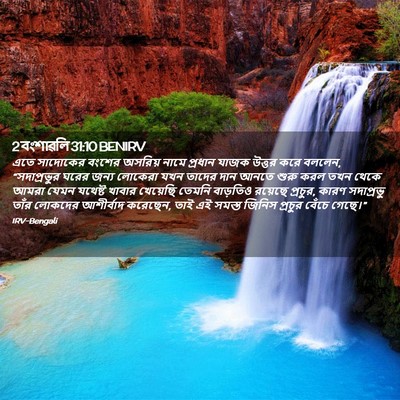 Picture 02 - 2 বংশাৱলি 31:10 BENIRV - এতে সাদোকের বংশের - Bible Verse Picture