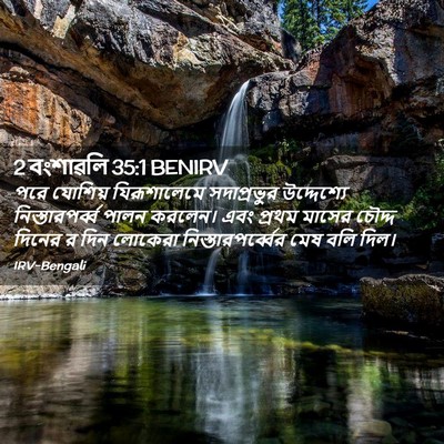 Picture 02 - 2 বংশাৱলি 35:1 BENIRV - পরে যোশিয় - Bible Verse Picture