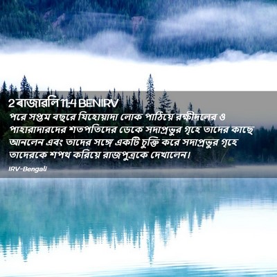Picture 02 - 2 ৰাজাৱলি 11:4 BENIRV - পরে সপ্তম বছরে - Bible Verse Picture