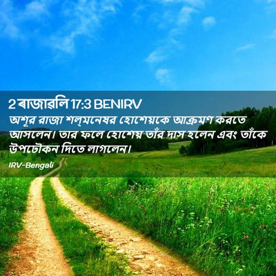 Picture 02 - 2 ৰাজাৱলি 17:3 BENIRV - অশূর রাজা - Bible Verse Picture