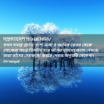Picture 02 - पপ্রত্যাদেশ 11:9 BENIRV - তখন সমস্ত জাতি, - Bible Verse Picture