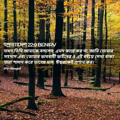 Picture 02 - पপ্রত্যাদেশ 22:9 BENIRV - তখন তিনি আমাকে - Bible Verse Picture