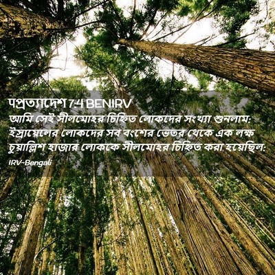 Picture 02 - पপ্রত্যাদেশ 7:4 BENIRV - আমি সেই সীলমোহর - Bible Verse Picture