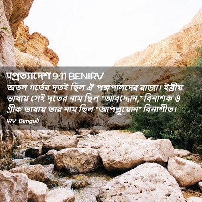 Picture 02 - पপ্রত্যাদেশ 9:11 BENIRV - অতল গর্তের দূতই - Bible Verse Picture