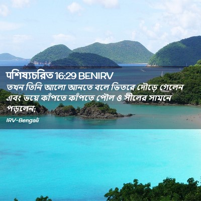 Picture 02 - पশিষ্যচরিত 16:29 BENIRV - তখন তিনি আলো আনতে - Bible Verse Picture