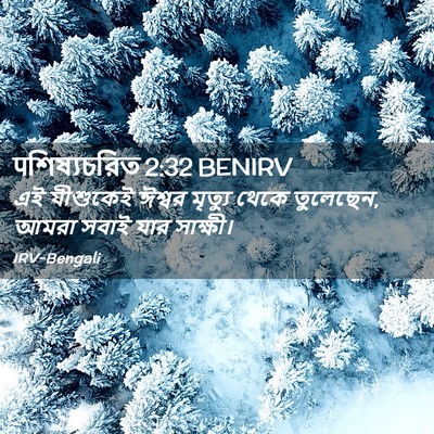Picture 02 - पশিষ্যচরিত 2:32 BENIRV - এই যীশুকেই ঈশ্বর - Bible Verse Picture