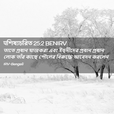Picture 02 - पশিষ্যচরিত 25:2 BENIRV - তাতে প্রধান - Bible Verse Picture