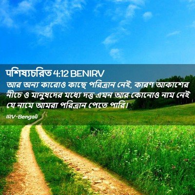 Picture 02 - पশিষ্যচরিত 4:12 BENIRV - আর অন্য কারোও কাছে - Bible Verse Picture