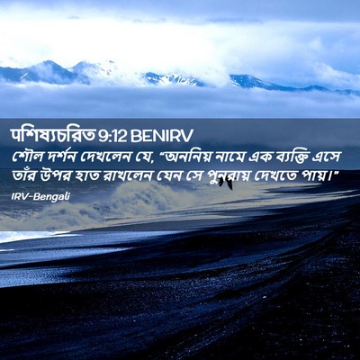 Picture 02 - पশিষ্যচরিত 9:12 BENIRV - শৌল দর্শন দেখলেন - Bible Verse Picture