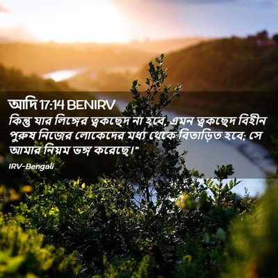 Picture 02 - আদি 17:14 BENIRV - কিন্তু যার - Bible Verse Picture