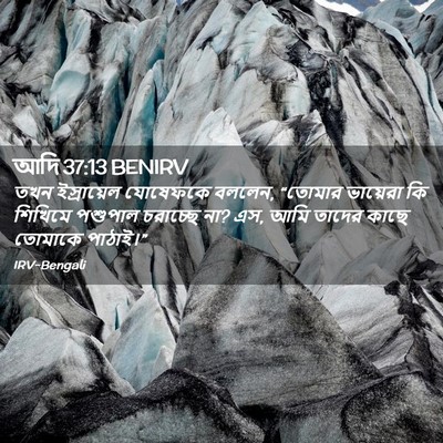 Picture 02 - আদি 37:13 BENIRV - তখন ইস্রায়েল - Bible Verse Picture