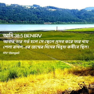Picture 02 - আদি 38:5 BENIRV - আবার তার গর্ভ হলে - Bible Verse Picture