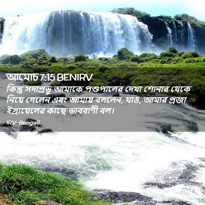 Picture 02 - আমোচ 7:15 BENIRV - কিন্তু সদাপ্রভু - Bible Verse Picture
