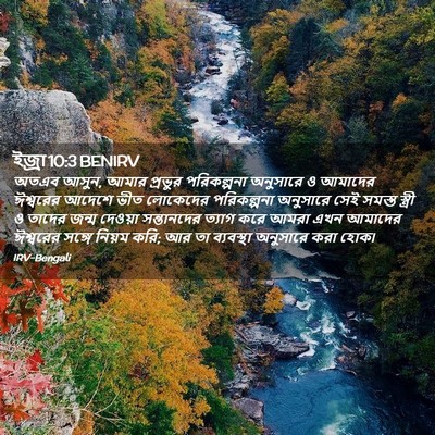 Picture 02 - ইজ্ৰা 10:3 BENIRV - অতএব আসুন, আমার - Bible Verse Picture